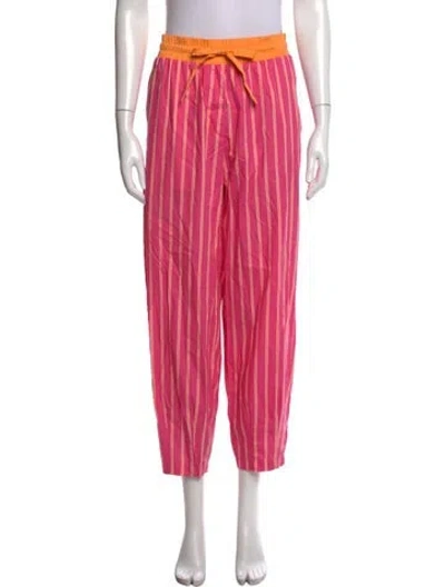 Pre-owned Devotion Twins Striped Straight Leg Pants W/ Tags In Pink