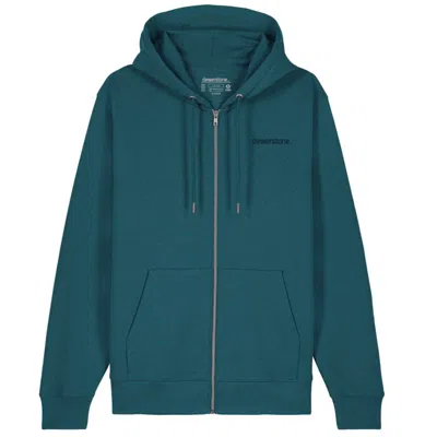 Dewerstone Green Highball Organic Cotton Zip Hoody - Teal