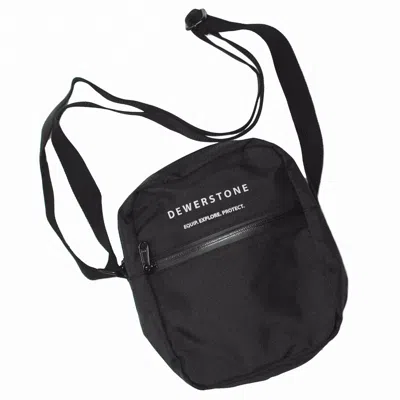 Dewerstone Men's Black Recycled Cross Body Bag