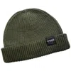 Dewerstone Men's Black Stroller Recycled Beanie - Khaki In Black