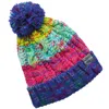 Dewerstone Men's Blue Chunky Knit Beanie - Fairground / Yellow In Blue