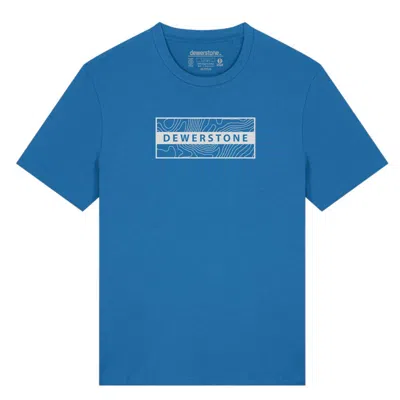 Dewerstone Men's Foundation Organic Cotton T Shirt - Riviera Blue