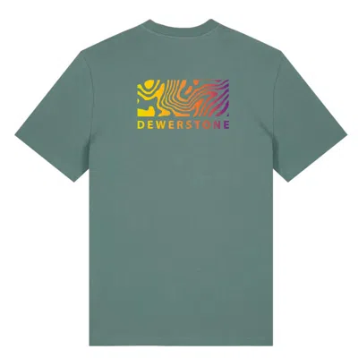 Dewerstone Men's Green Bedrock Organic Cotton T Shirt - Ivy