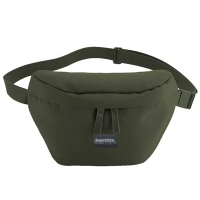 Dewerstone Men's Green Utility Recycled Bum Bag - Khaki