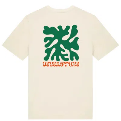 Dewerstone Men's Neutrals Sway Organic Cotton T Shirt - Natural Raw In White