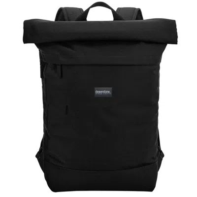 Dewerstone Men's Roll Top Recycled Backpack  - Black