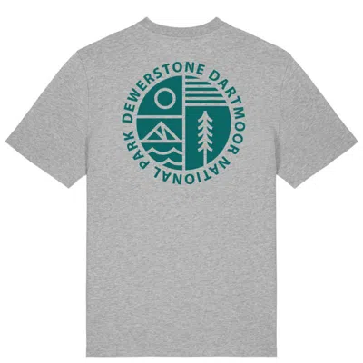 Dewerstone Men's Wilderness Organic Cotton T Shirt - Trail Grey