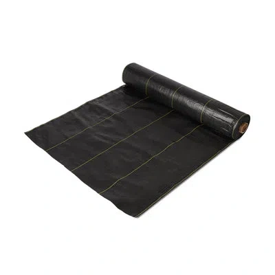 Dewitt Sunbelt Woven Weed Barrier Landscape Fabric Ground Cover In Matte Black
