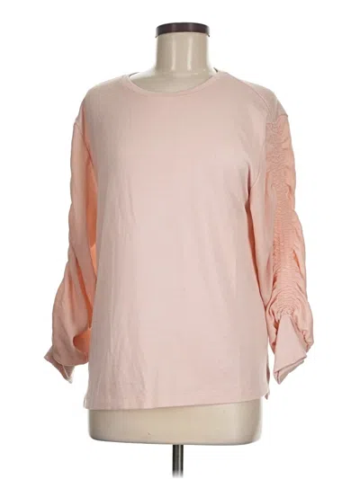 Pre-owned Dex 3/4 Sleeve Top Pink Boatneck Tops