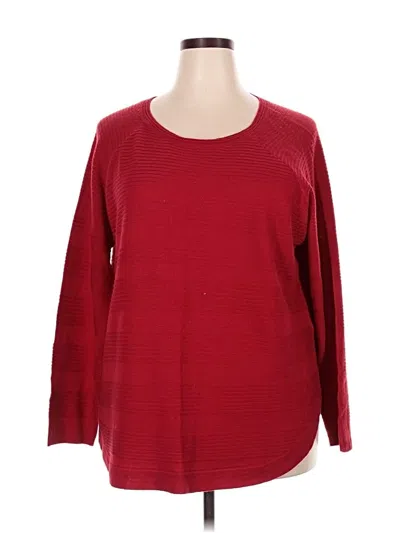 Pre-owned Dex 3/4 Sleeve T-shirt In Red