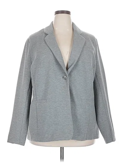 Pre-owned Dex Blazer Jacket In Gray