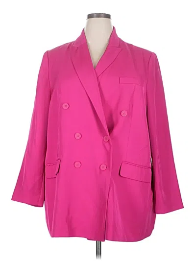 Pre-owned Dex Blazer Jacket In Pink