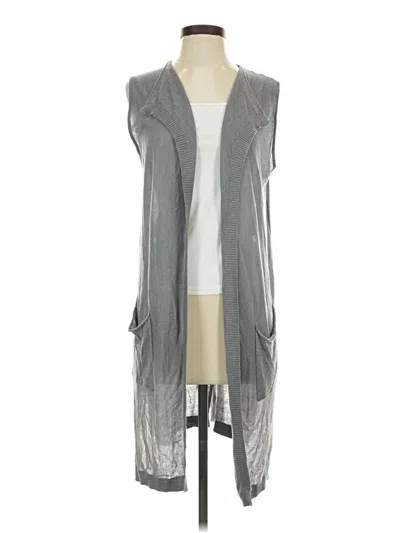 Pre-owned Dex Cardigan Sweater In Gray