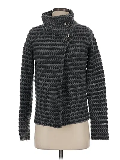 Pre-owned Dex Cardigan Sweater In Gray
