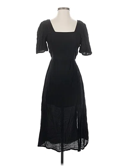 Pre-owned Dex Casual Dress In Black