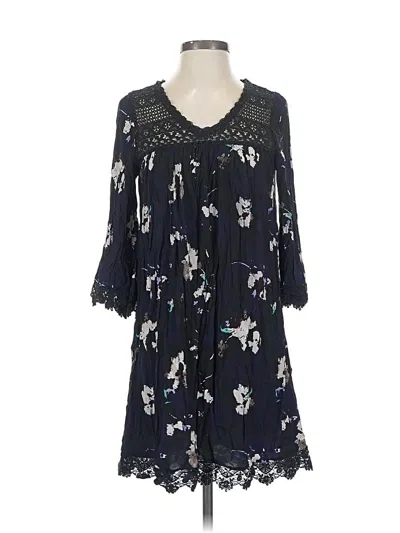 Pre-owned Dex Casual Dress In Black