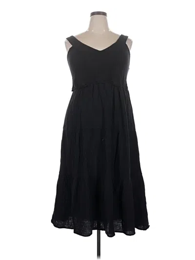 Pre-owned Dex Casual Dress In Black