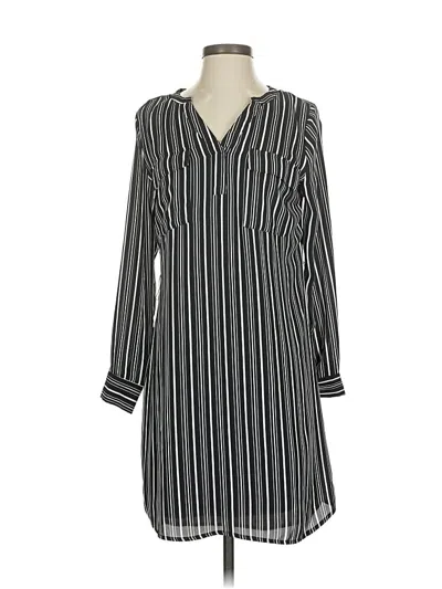 Pre-owned Dex Casual Dress In Gray