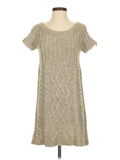 Pre-owned Dex Casual Dress In Gray