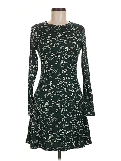 Pre-owned Dex Casual Dress In Green