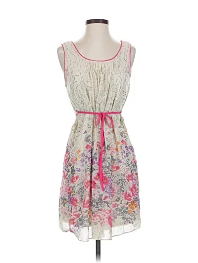 Pre-owned Dex Casual Dress In Ivory