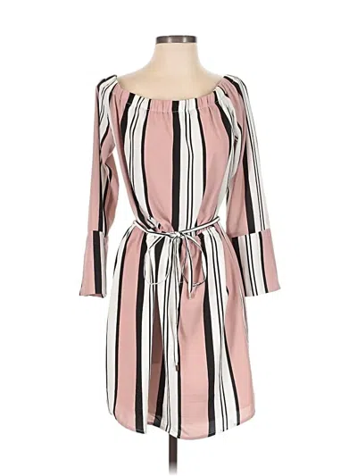 Pre-owned Dex Casual Dress In Pink