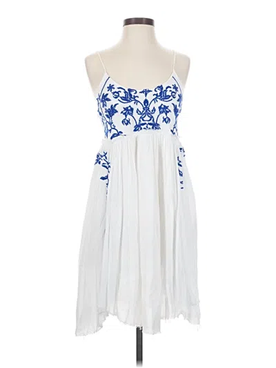 Pre-owned Dex Casual Dress In White