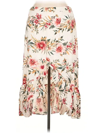 Pre-owned Dex Casual Skirt In White