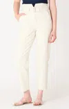 Dex Clothing High Waisted Belted Pant In Latte