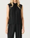 Dex Clothing Pleated Tank Top In Black