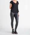 Dex Coated Legging In Black In Black