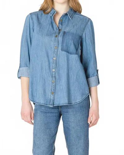 Dex Easygoing Everyday Shirt In Denim In Multi