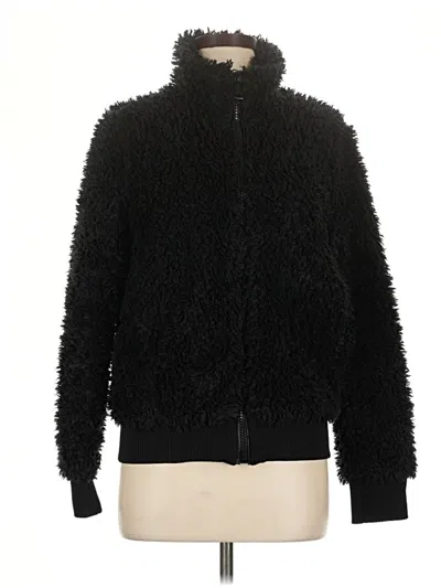 Pre-owned Dex Faux Fur Jacket In Black