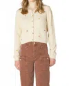 Dex Floral Embroidered Cardigan In Cream In Neutral
