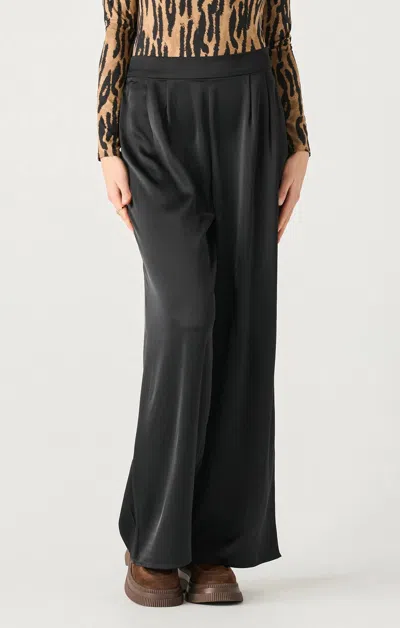 Dex High Waisted Wide Leg Pant In Black