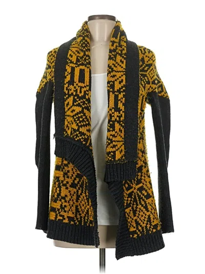 Pre-owned Dex Kimono In Yellow