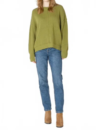 Dex Mockneck Sweater In Oregano In Green