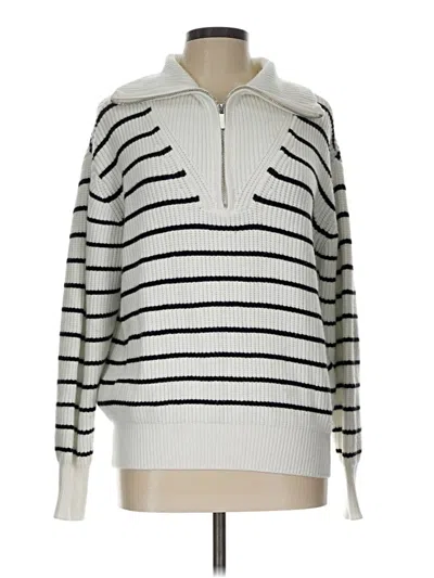 Pre-owned Dex Pullover Sweater In Silver