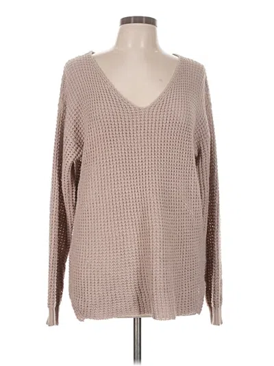 Pre-owned Dex Pullover Sweater In Tan