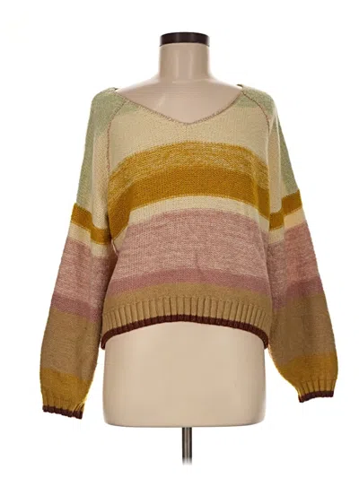 Pre-owned Dex Pullover Sweater In Tan