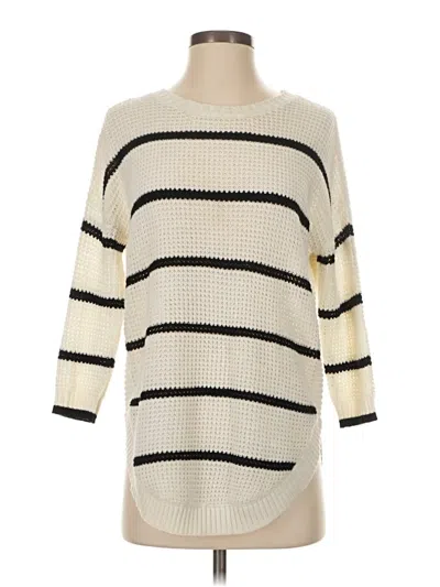 Pre-owned Dex Pullover Sweater In White