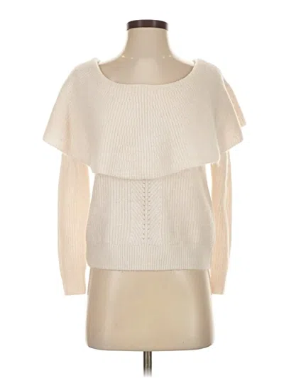 Pre-owned Dex Pullover Sweater In White