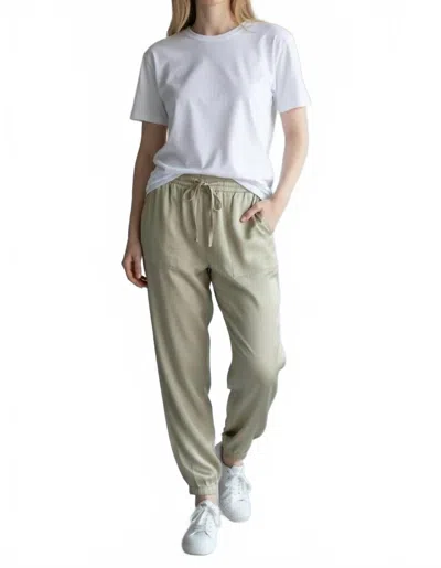 Dex Relaxed Drawstring Pants In Tan In Multi