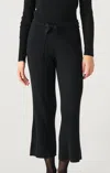 Dex Ribbed Sweater Pants In Black In Black