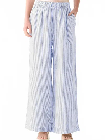 Dex Safety Net Pant In Cloud Stripe In Blue
