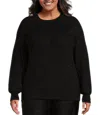 Dex Shimmer Sweater In Black In Black