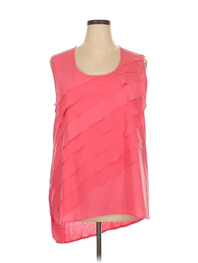Pre-owned Dex Sleeveless Blouse In Pink