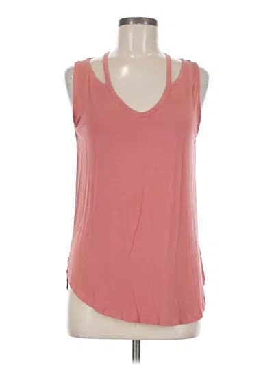 Pre-owned Dex Sleeveless Top Pink Scoop Neck Tops