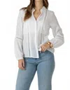 Dex Soft Focus Lace Blouse In White In White