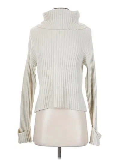 Pre-owned Dex Turtleneck Sweater In White